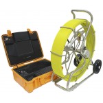 sewer pipes inspection camera with 60m cable reel and counter FLX-128REKC