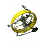 self leveling pipe inspection camera, color, 120m cable reel, video record, meter/foot counter FLX-127REKC