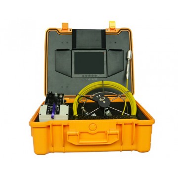 handhold screen sewer inspection camera, color, 20m cable reel, video record FLX-107R-H
