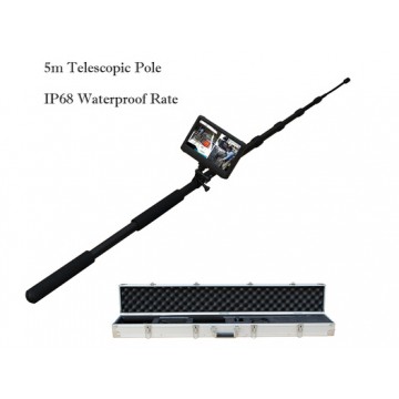 Industrial Telescopic Pole Pipe Camera for Roof/ Boiler/ Tank / Archaeological / Sewer /Pipe FLX-107HRTP