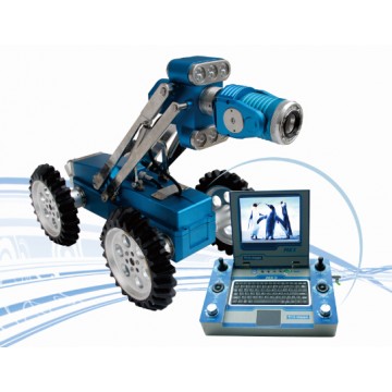 Fahrwagen mit Kamerasystem Robotern für Kanalsanierung und rohr inspektion FLX-TVS2000M