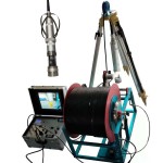 2000ft Dual Borehole Camera Deep Well Camera With Dual Camera and Auto Cable Electric Winch FLX-PD700AREC