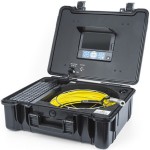 100ft sewer camera built-in 512Hz sonde with distance counter 100feet cable FLX-H107REKLC