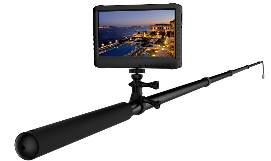 IR Telescoping Pole Camera Pole Mounted Inspection Camera FLX-107HRTP ...